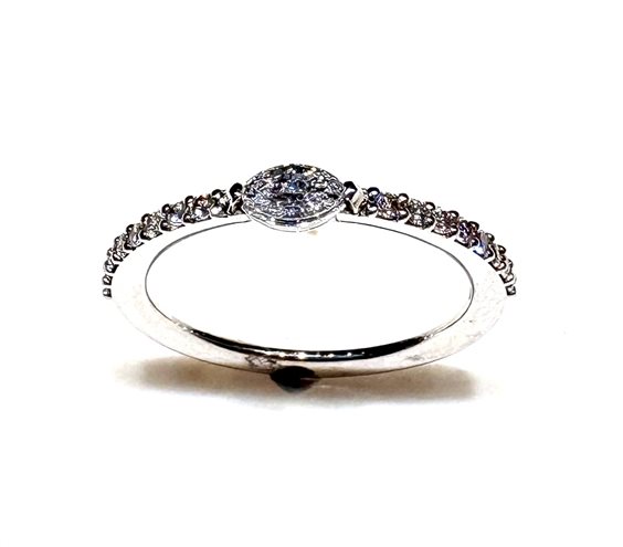 Ringe Sommer Dame JOVANE in Weißgold Diamante 0.37 Ct JF069 A - JF069 A